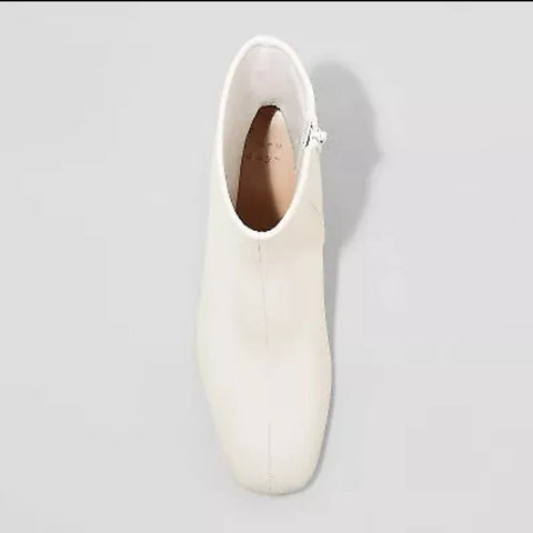 A New day Women's Off White Pippa Stretch Ankle Boots | A New Day In Lebanon