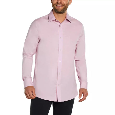 Banana Republic Men’s Pink Stretch Poplin Long Sleeve Shirt |Banana Republic In Lebanon