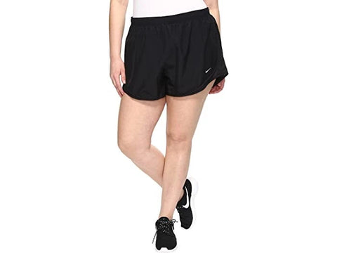 Nike Women's Black Plus Size Tempo Running Shorts  | Nike in Lebanon