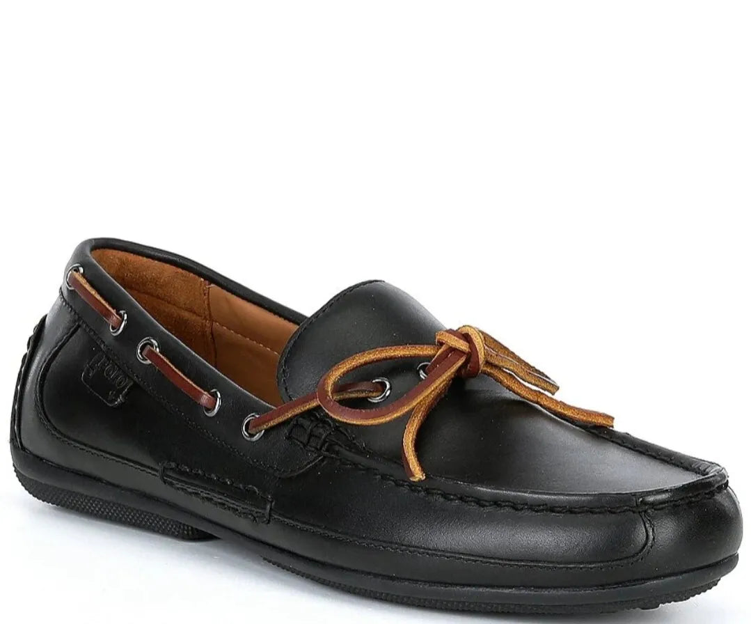 Polo Ralph Lauren Men s Black Loafer ACS340 shr SuperDokan