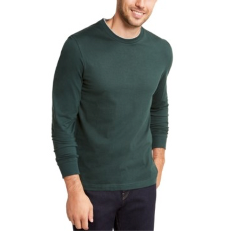 Club Room Men's Dark Green Sweatshirt ABF475(od33)