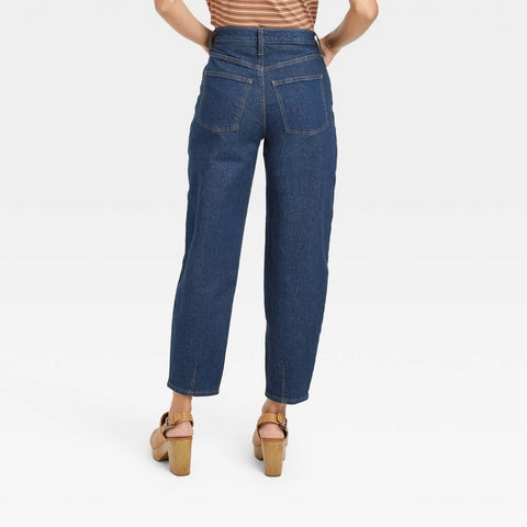 Universal Thread Women's Navy Super-High-Rise Tapered Balloon Jeans |Universal Thread In Lebanon