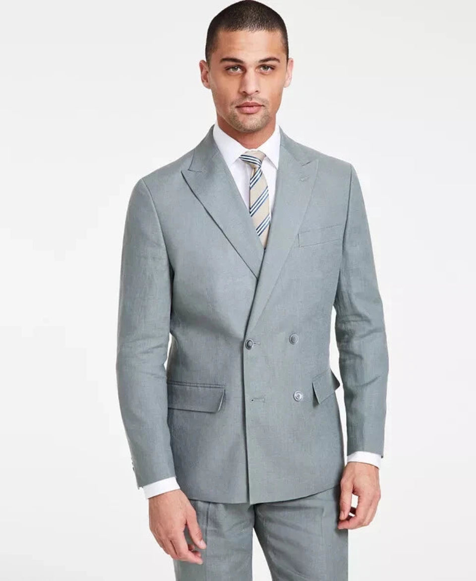 Tommy Hilfiger Men's Sage Modern-Fit Regular Fit Double Breasted Jacket|Tommy Hilfiger in Lebanon