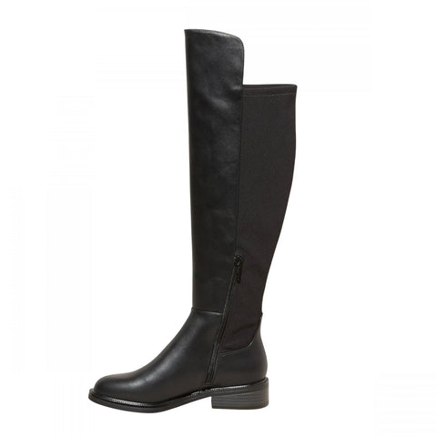 A New Day Women's Black Leather Hope Tall Boots | A New Day In Lebanon