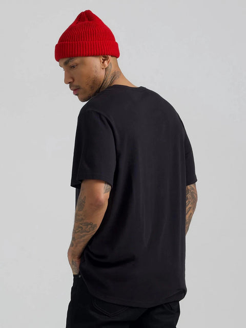 Lee Men's Black Bearbrick Buddy Relaxed Fit T-Shirt | Lee In Lebanon