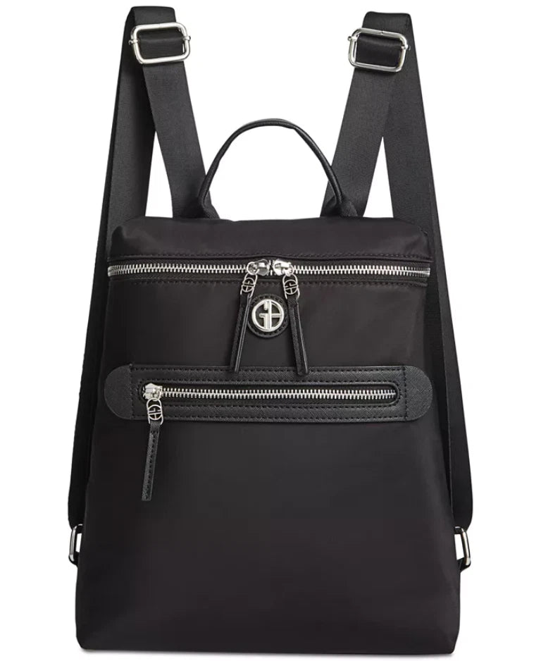 Giani Bernini Women's Black Silver Nylon Backpack| Giani Bernini In Lebanon