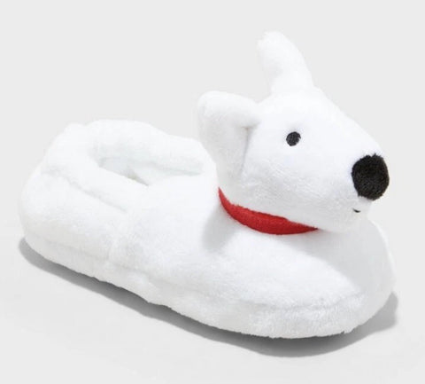 Wondershop Bullseye Target Dog Toddler Kids White Slippers |  Wondershop In Lebanon