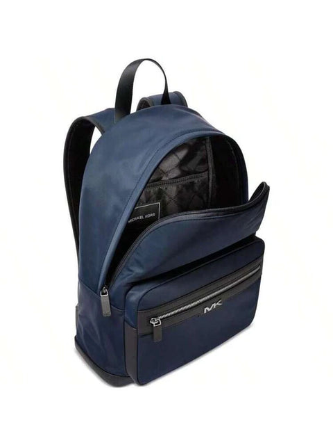 Michael Kors Men's Navy Malone Adjustable Solid Nylon Backpack|Michael Kors In Lebanon