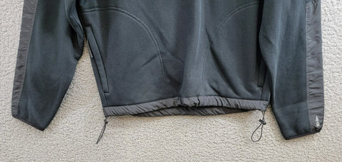 Bass Outdoor Men's Black Regular-Fit Convertible Hood 1/4-Zip Sweatshirt | Bass Outdoor In Lebanon