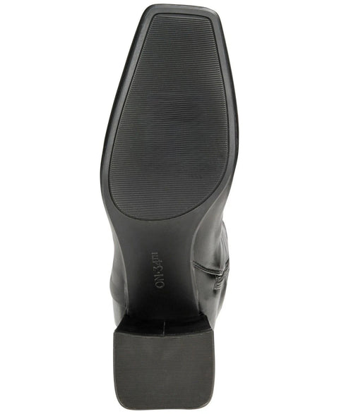 On 34th Women's Black Millerr Square-Toe Knee High Boots | On 34th In Lebanon