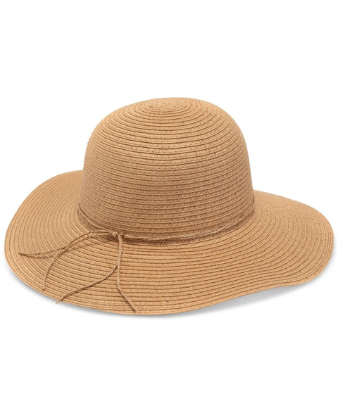 Style & Co Women's Beige Packable Paper Floppy Hat | Style & Co In Style