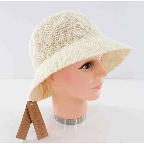 Steve Madden Women's Beige Knit Bucket Hat | Steve Madden In Lebanon
