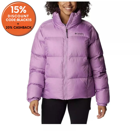 Columbia Puffect Women's Light Purple  Puffer With Pockets Jacket | Columbia In Lebanon
