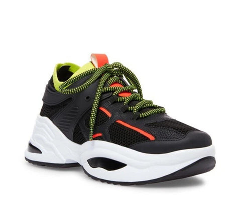 Steve Madden Women's Black Synthetic Fontina Sneakers |Steve Madden In Lebanon