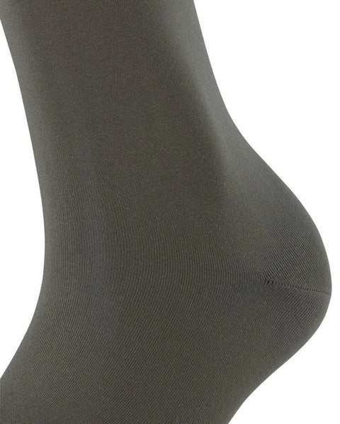 Falke Women's Olive Green Cotton Touch Socks|Falke In Lebanon