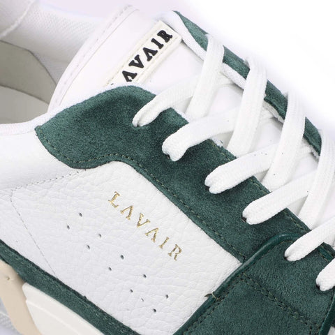 Lavair Men's White/Green Vadum Trainer Sneakers | Lavair In Lebanon