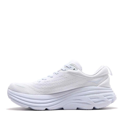 Hoka Men's White Bondi 8 Sneakers | Hoka In Lebanon