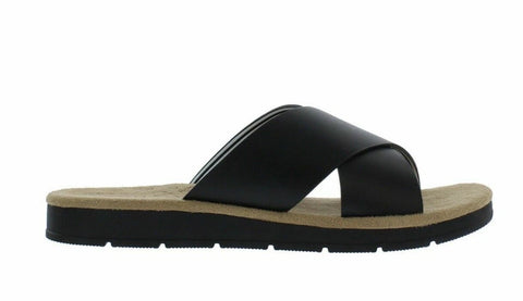 Izod Women's Black Alyssa Slide Slippers | Izod In Lebanon