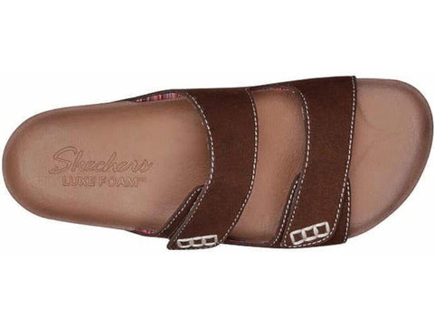Skechers Women's Brown Slipper  abs83(shoes 29,59,70) shr