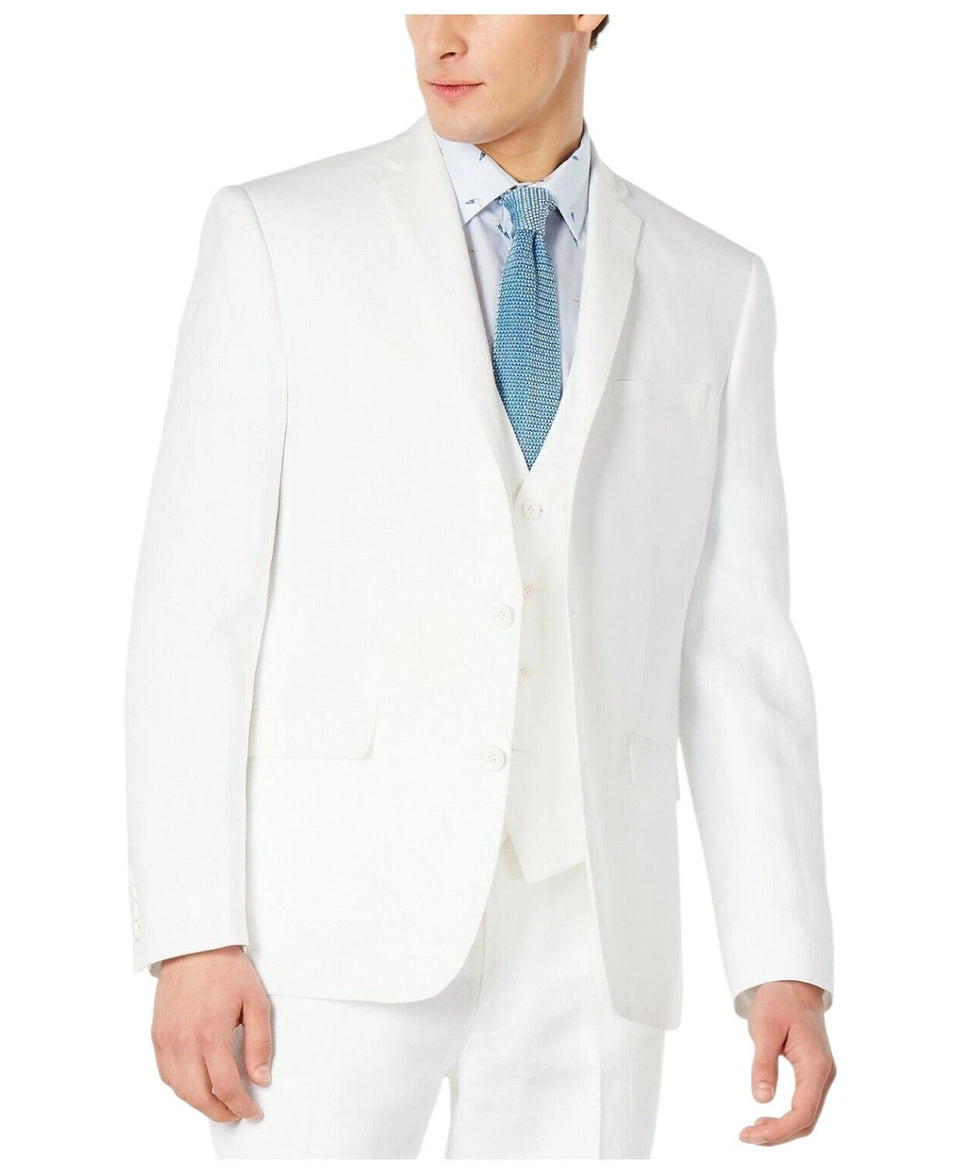 Bar III Men's White Slim fit Suit Jacket Blazer | Bar III in Lebanon
