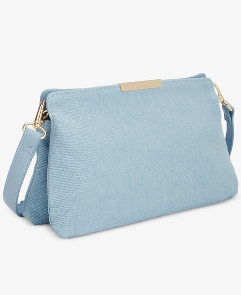 On 34th Women's Light Blue Reddelle Small Denim Crossbody Bag | On 34th In Lebanon