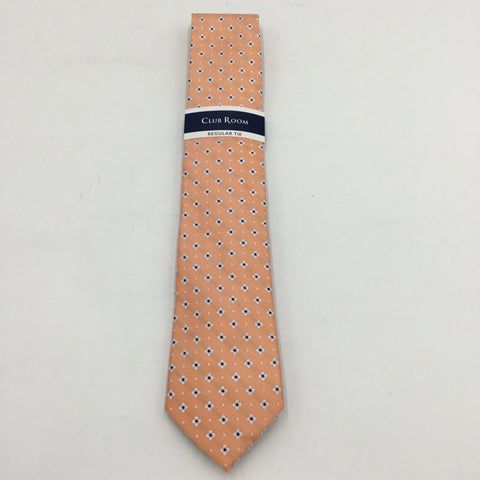 Club Room Men's Orange Delaney Medallion Tie | Club Room In Lebanon