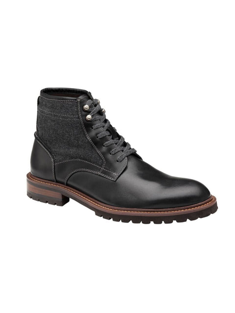 Johnston & Murphy Men's Black Boot ACS253(shoes57, 61)