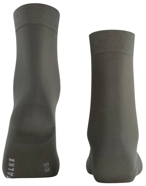 Falke Women's Olive Green Cotton Touch Socks|Falke In Lebanon