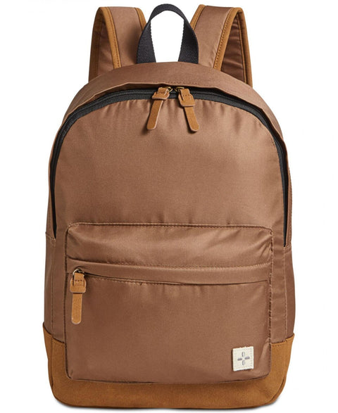 Sun Stone Riley Colorblocked Backpack Tan ONE SIZE ABB178