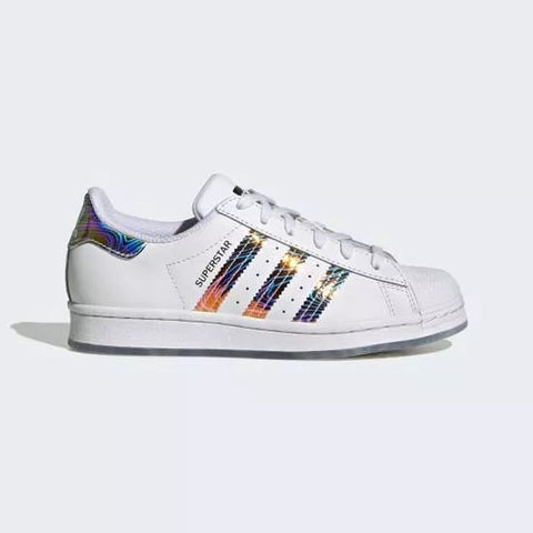 Adidas Women's White Superstar J Sneaker | Adidas In Lebanon