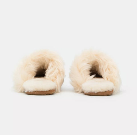 UGG Women's Camel Fur Iside W Scuff Sis Slippers | UGG In Lebanon