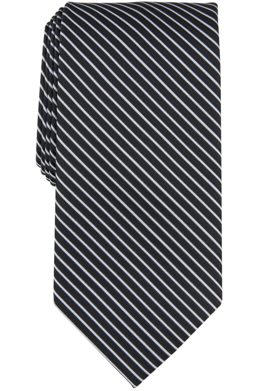 Perry Ellis Portfolio Men's Black Keen Stripe Tie | Perry Ellis Portfolio In Lebanon