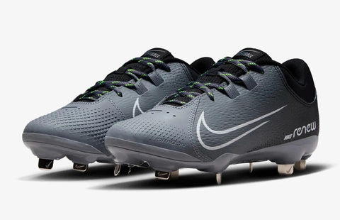 Nike Boy's Grey Hyperdiamond 4 Pro Metal Softball Sneaker | Nike In Lebanon