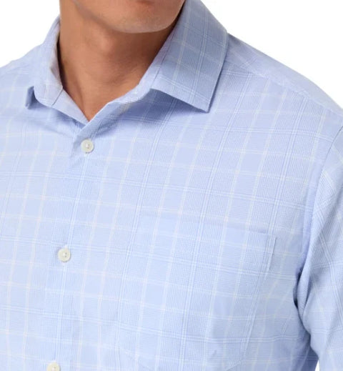 Kirkland Signature Men's Light Blue Performance Sport Shirt | Kirkland Signature In Lebanon