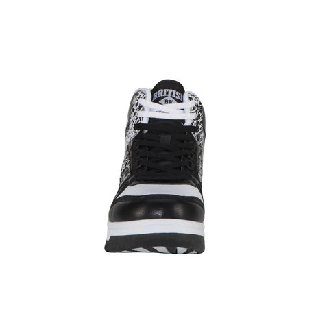 British Knights Men's Black & White Kings Sl High Top Sneakers | British Knights In Lebanon