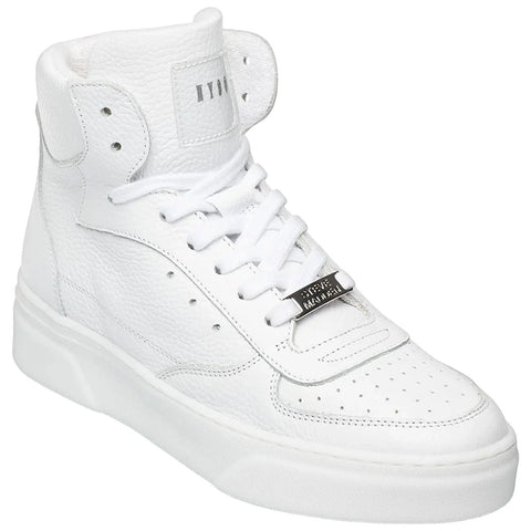 Steve Madden Women's White Leather Danoi Sneakers  | Steve Madden In Lebanon