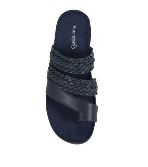 Baretraps Women's Navy Jonelle Slide Flat Sandals | Baretraps In Lebanon