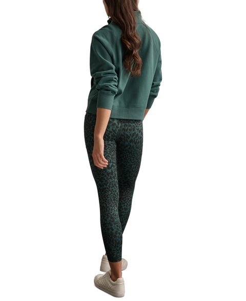 DKNY Women's Dark Green/Black High-Rise Printed 7/8 Leggings | DKNY In Lebanon