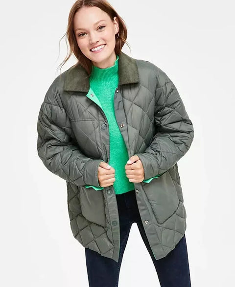 Calvin Klein  Women's Reversible Quilted Barn Jacket  |Calvin Klein Jeans In Lebanon