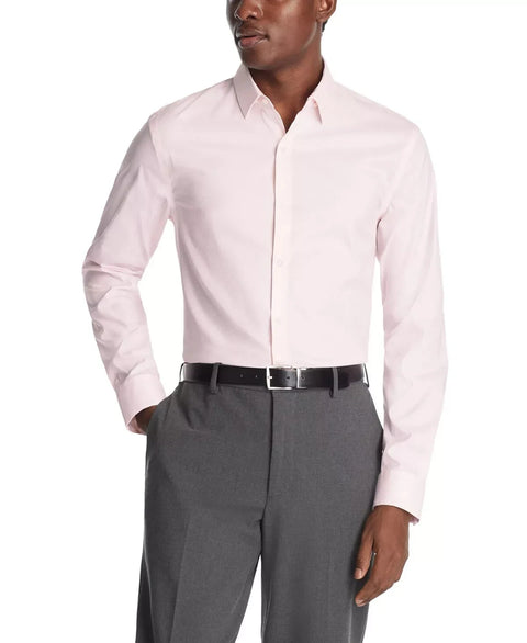Calvin Klein Men's Coral Extra-Slim Fit Non-Iron Dress Shirt | Calvin Klein In Lebanon