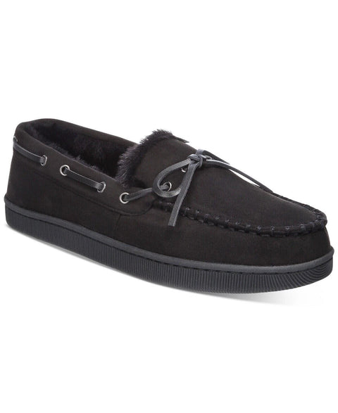 Club Room Men's Black Moccasin Slippers | Club Room In Lebanon
