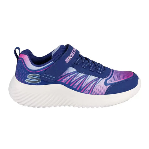 Skechers Kids Bounder Trainer Sneakers Purple ABS74(shoes 28) shr