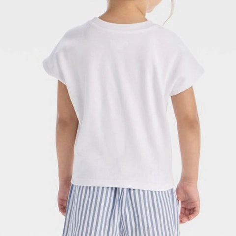 Grayson Mini Girl's White Sweet Heart Rodeo Sleeveless Blouse | Grayson In Lebanon