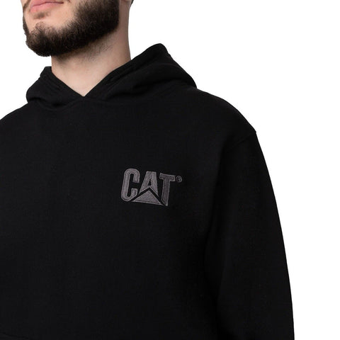 Caterpillar Men's Black Heavy Construction Equipment Hoodie|Caterpillar In Lebanon