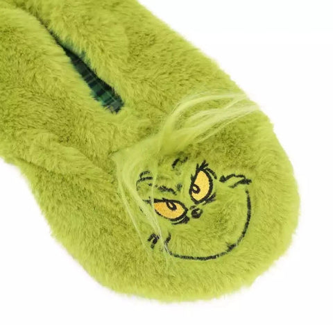 Bioworld "The Grinch" Women's Faux Fur Slipper Socks Grippers | Bioworld In Lebanon