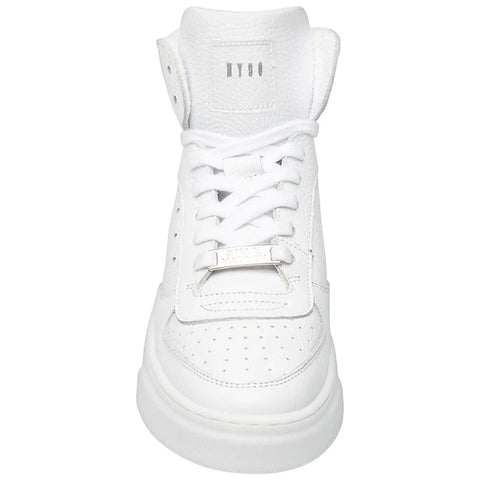 Steve Madden Women's White Leather Danoi Sneakers  | Steve Madden In Lebanon