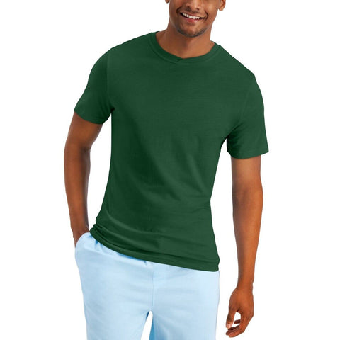 Club Room Men's Dark Green Pajama T-Shirt ABF641 shr