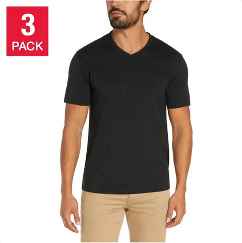 Banana Republic Men's Black V Neck T-Shirt 3 Packs | Banana Republic In Lebanon