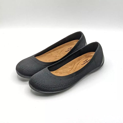 Dearfoams Women's Black Flat Classic Ballerina | Dearfoams In Lebanon