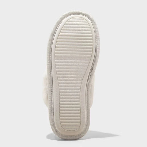 Auden Women's White Rae Sequin Scuff Slippers | Auden In Lebanon
